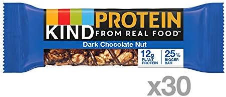 KIND Protein Bars, Double Dark Chocolate Nut, Gluten Free, 12g Protein,1.76 Ounce, 20 count