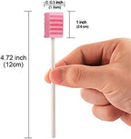 (50 Pack) Disposable Oral Swabs, Sterile Dental Sponge Swabsticks Unflavored for Mouth or Gum Cleaning