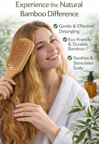 Bamboo hair brush Biovexa