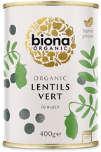 BIONA Organic Vert Puy Lentils, 400 GR