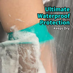 CIVJET Cast Covers for Shower Leg, Waterproof Cast Cover for Showering/Swimming, Cast Protector for Shower Leg Adult, Water Proof Shower Boots for Foot after Surgery, Knee, Ankle, Boot (Diameter-7.9")