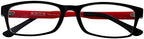 Mens Womens +4.00 Red 1.56 High Index Lenses Reading Glasses Readers Spectacles