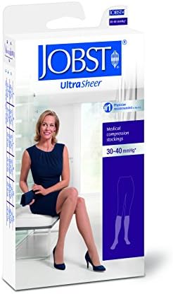 Jobst Ultrasheer 30-40 Knee High Closed Toe Compression Stockings