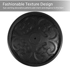 Yaheetech 22lbs Umbrella Base 17.5'' Patio Market Umbrella Stand Iron Umbrella Holder for Garden, Beach Deck, Lawn - Black