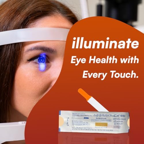 Ophthalmic Fluoro Touch Strips - Pack of 1200 Strips -(4 x 300=1200 Count)