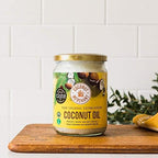 Coconut Merchant Organic Coconut Oil 17.6 Ounce | Extra Virgin, Raw, Cold Pressed, Unrefined | Ethically Sourced, Vegan, Ketogenic and 100% Natural | For Hair, Skin & Cooking(17.6 Oz / 500mL)