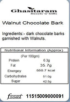 Ghasitaram Gifts Christmas Gifts Christmas Chocolates Big Box of Walnut Chocolate Bark 200 GMS, Almonds 200 GMS and Namkeen 200 GMS Pouch