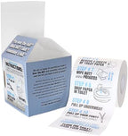 Over the Hill Toilet Paper - Funny Gag Gifts for Men & Old People - Birthday Party Supplies for 40th, 50th, 60th, 70th - Novelty Toilet Roll Joke Gifts for Him, Dad, Brother, Adults - Laughing Smith