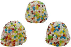 Rainbow Rainbow Party Cluster Berries - Chewy and Crunchy Berry Flavored Gummies Gift - 4.4 LB Bag By Lyza's Sweets & Treats