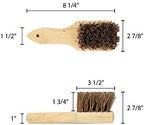 Thunder Group Wok Brush with Wooden Handle, 8-Inch