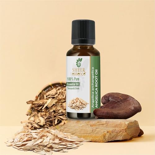 Angelica Root Oil (Angelica Archangelica) Essential Oil 100% Pure Natural Undiluted Uncut Therapeutic Grade Oil 8.45 Fl.OZ