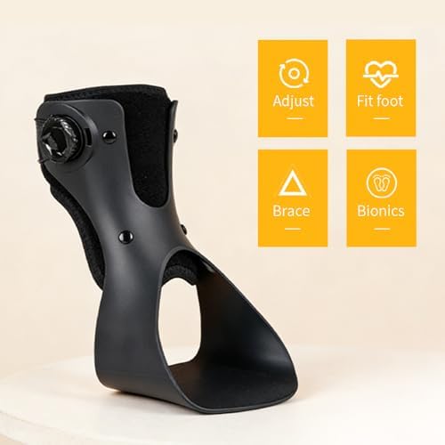 Laway Upgrade AFO Foot Drop Brace - Ankle Stabilizing Orthosis for Neurological Recovery, Men/Women Gait-Improving Brace, Shoe-Compatible, Stabilizes Ankles & Aids Post-Injury Rehab(Right, Small)