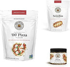 King Arthur Baking Company Ultimate Pizza Night Bundle, Contains One of Each: 00 Pizza Flour 3lb bag, Semolina Flour 3lb bag, Pizza Seasoning 3 Ounce Jar, Perfect for Homemade Pizza