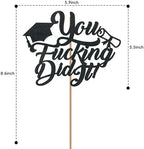 You Did It Cake Topper Graduation 2026 – Funny Graduation Cake Topper for Celebration Party, Congrats Grad Cake Decorations for College, High School, or Kindergarten Graduations Cake Decor