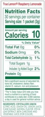 True Lemon Raspberry Lemonade 30 ct