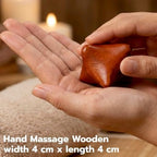 Lungcha 4 Types, 5 Piece Set Traditional Thai Massage Reflexology Wooden Stick Tool (Set of 4 Types Body Hand Foot Massage)