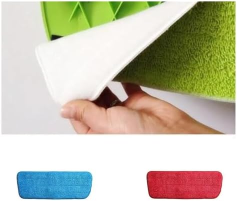 Replaced Mop Cloth Reusable Microfiber Pad Cleaning Kitchen Living Room Cleaning Tools ，Compatible for Spray ，Mop Practical Household Dust(Grey3pcs)