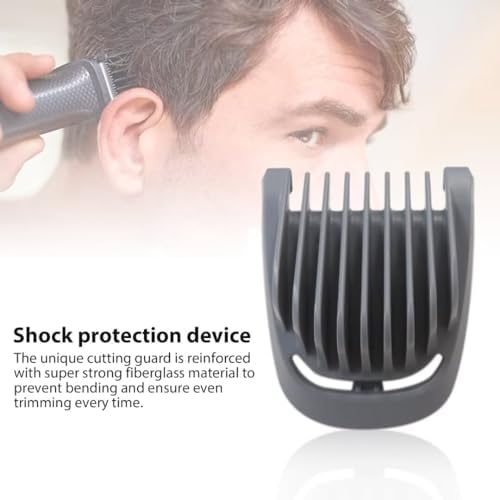 Multigroom Trimmer Beard Stubble Guide Combs Guards 1mm + 2mm Compatible for Philips Norelco MG3750, MG3760, MG5700, MG5750, MG5760, MG7750, MG7770, MG7790, MG7791