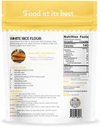 Quay Naturals Organic White Rice Flour, 2 lb, Finely Milled for Baking & Cooking - Gluten Free, Non GMO
