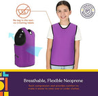 Special Supplies Sensory Compression Vest Deep Pressure Comfort (Purple, Meduim)