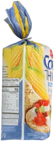 Real Foods Organic Corn Thins Original -- 5.3 oz - 2 pc
