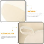 2Pcs Sauna Hat Wool Felt Hats Shower Cap Bathhouse for Women Men Russian Banya Sauna Hut Supply White
