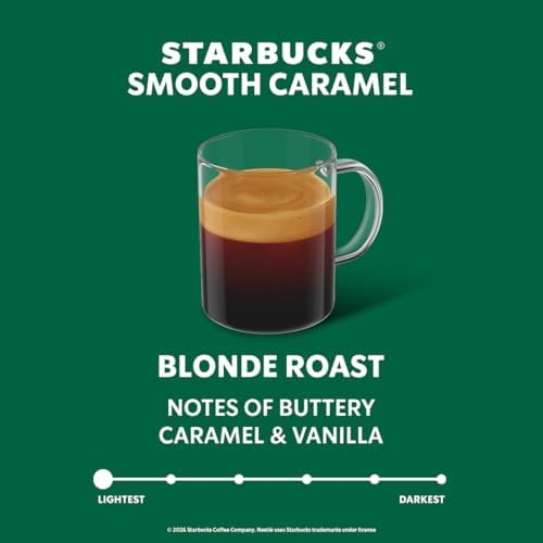 Starbucks by Nespresso Vertuo, Caramel Flavored Coffee, 30-count Coffee Pods, Brews 7.8 oz.
