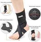 NEOFECT Drop Foot Brace - Adjustable AFO Ankle Brace for Walking & Stroke Recovery, Breathable Material for Ankle and Foot Support, Comfortable Design (Medium/Left)