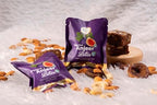 Ghasitaram Gifts Jaiccha Rakhi Gifts for Brothers-Orange Hamper Box with Sugarfree Kaju Katli, Beetroot Chips, Wheat Puffs and Sugafree Bites with 2 Rakhis