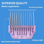 25MM 1Inch Pet Grooming Clipper Attachment Guard Comb, for Wide A5 Blades, Compatible with Andis, Conair, Wahl, Laube, Thrive, Bucchelli, or other A5 Series, Only Fit for 10W/15W/30W Wide Blade