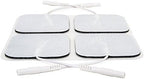 reserv 2" x 2" Premium Re-Usable Self Adhesive Electrode Pads for TENS/EMS Unit, Fabric Backed Pads with Premium Gel (Latex Free) (1/2 Pack (20 electrodes)
