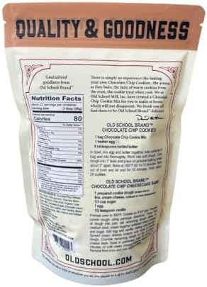 Old School Brand Chocolate Chip Cookie Mix - 16 oz Package - Great For Holiday and Year Round Baking! YUM! (1)