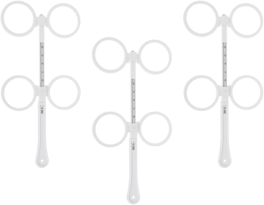 Scicalife Adjustable Optometry Flips 25 0.5 1 Trial Lenses for near Amblyopia Testing with Dual-Sided Optical Flipper Enhancing Vision Sensitivity and Comfort