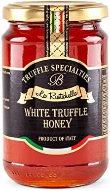 La Rustichella - White Truffle Honey 15.17 oz (430 gr) - 100% Made in Italy | Gluten-Free, Cholesterol-Free
