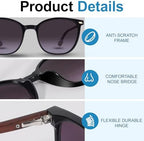 3 Pack Bifocal Reading Sunglasses for Women & Men, UV400 Sun Readers Glasses Spring Hinge Outdoor Sunglasses +2.25