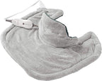 Sunbeam Contoured Heating Pad for Neck & Shoulder Pain Relief with Auto Shut Off Moist Heating Option 22 x 19 Grey