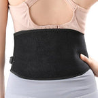 USB Heating Waist Belt 3 Level Temperature Adjustable Lower Back Brace for Elderly Women Men, Fine Sewing Thread Premium Material for Effective Comfort