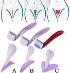 Bikini Trimmer Shaver for Women, Women Dedicated Privates Shaver, Pubic Hair Razor and Bikini Shaving Stencil, Female Intimate Shaping Tool