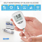 Glucose Monitor Kit, Blood Sugar Monitor,50 Test Strips &50 Lancets for Diabetes Testing,High Accuracy Blood Glucose Monitor Kit,1 Lancing Devices, DS-W Diabetes Testing Kit,Travel Size.