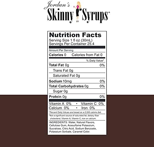 Chocolate Caramel Truffle- Jordan's Skinny Syrups Sugar Free