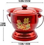 enamel bed pan, Bedpan,Stainless Steel Bedpans Chamber Pot,with Lid Adult Baby Potty,High Angle Pregnant Woman Camping Toilet，Large Capacity Portable Toilet for Camping，Bed Pans Females, Elderly -Men,