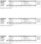 CLEAR CREEK Bean Pack: Black Beans, Pinto and Kidney Beans | 12 lbs (4 lbs each) | Washington State Farmed | Non-GMO | Kosher