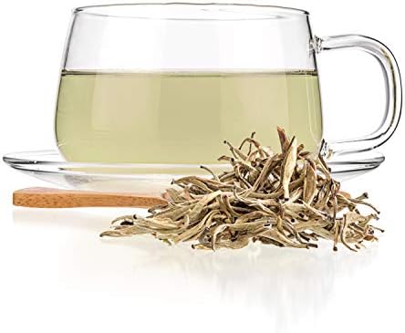 Tealyra - Luxury Jasmine Silver Needle White Losse Tea - Grown in Fujian China - Loose Leaf Tea - Caffeine Level Low - 220g (8-ounce)