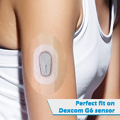 60Pack G6 Adhesive Patches Waterproof Adhesive Patches for G6 Premium Transparent Overpatch 10 Days Long Stay Covers Easy to Use by One Hand