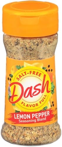 Dash Salt-Free Seasoning Blend, Lemon Pepper, 2.5 Ounce