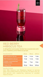 1883 Raspberry Syrup for Drinks, Made in France, 1 Liter Plastic Bottle