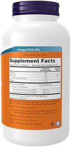 NOW Foods Supplements, Super Omega EPA, 360 EPA / 240 DHA, Molecularly Distilled, Cardiovascular Support*, 240 Softgels