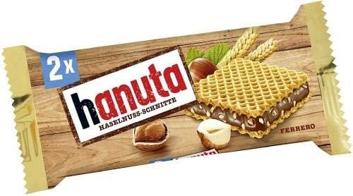 Hanuta Wafers Filled with Hazelnut Creme CASE 18x(2s)