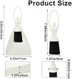 1PCS Mini Brush Dustpan Set for Desktop Cleaning Compact Broom Combo for Table, Keyboard and Drawer Gaps Soft Bristle Crevice Cleaner Home Office Daily Tidying
