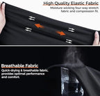 COOLOMG Sports Compression Leg Sleeve Basketball Football Long Knee Protection Knee Brace Undersleeve for Men & Women Youth